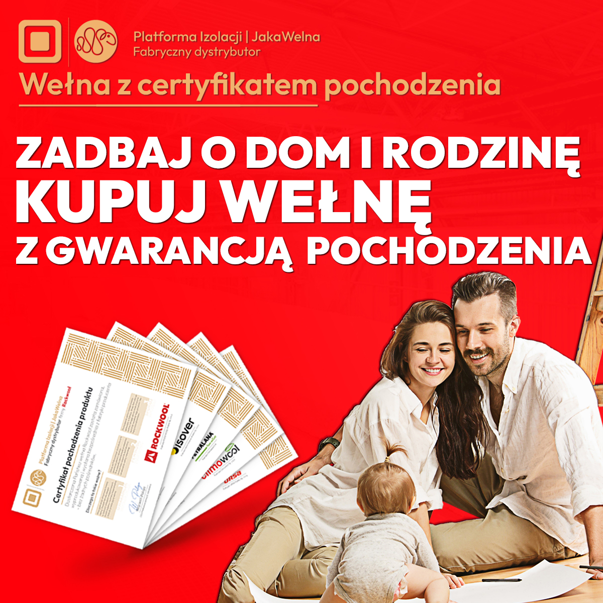 Zadbaj o dom i rodzinę - kupuj wełnę z Gwarancją Pochodzenia.