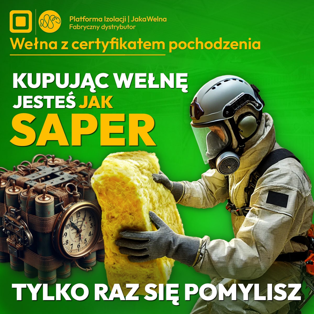 Kupując wełnę jesteś jak saper - tylko raz się pomylisz.