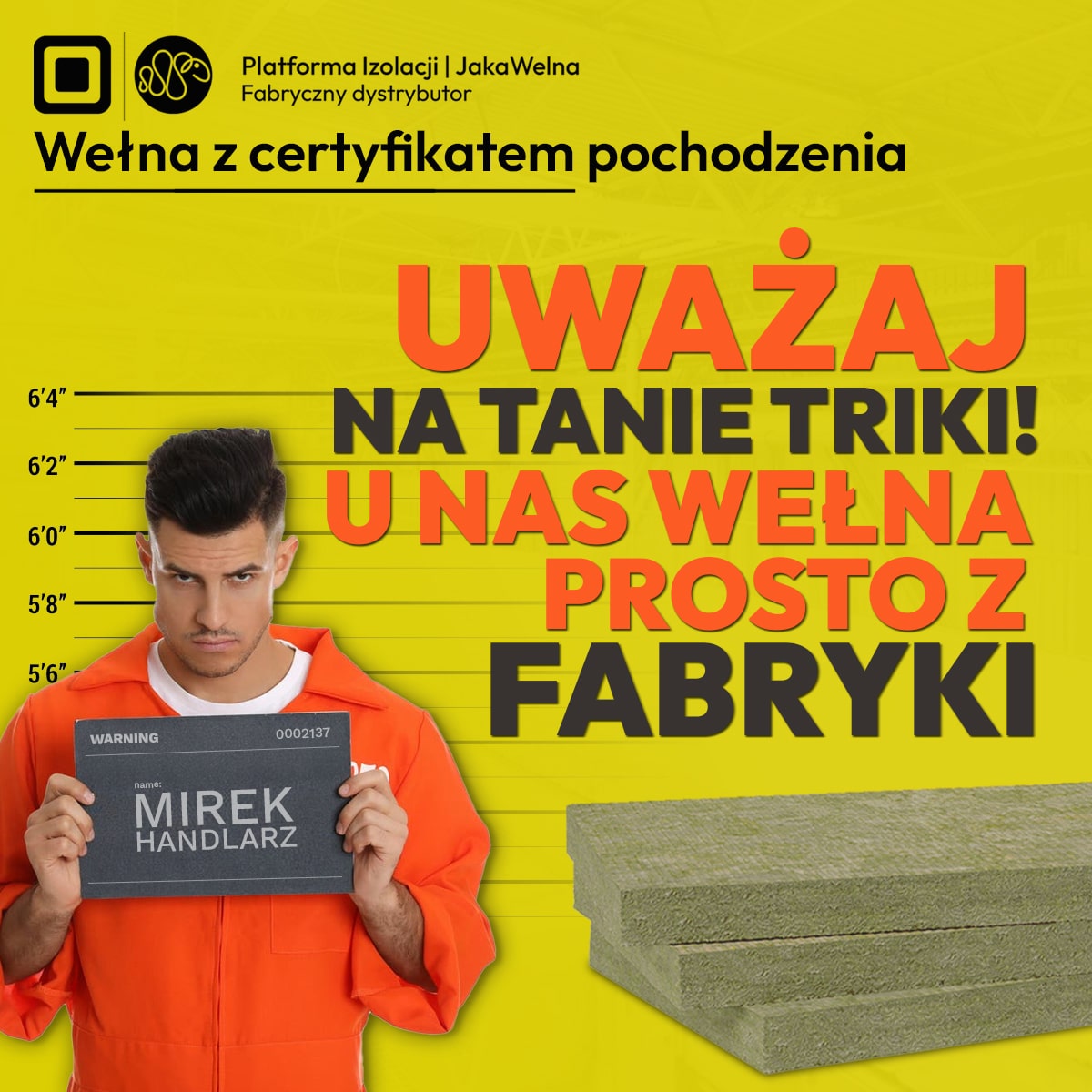 Uważaj na tanie triki! U nas wełna prosto z fabryki.