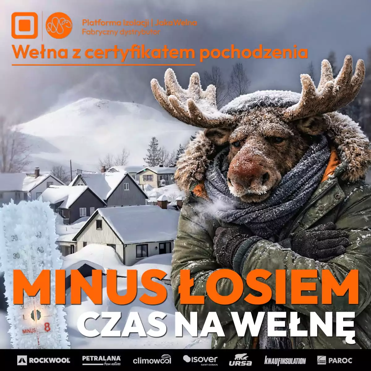 minus łosiem - czas na wełnę - jakawelna.pl