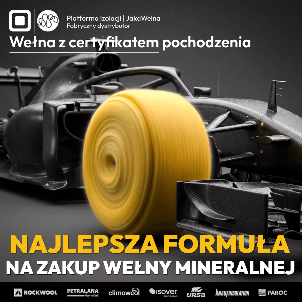 Najlepsza formula na zakup. Wełna mineralna z certyfikatem www.jakawelna.pl